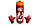 Боксерський набір дитячий (рукавички +мішок) S PVC UR (мішок h-39 см, d-14 см, червоний), фото 7