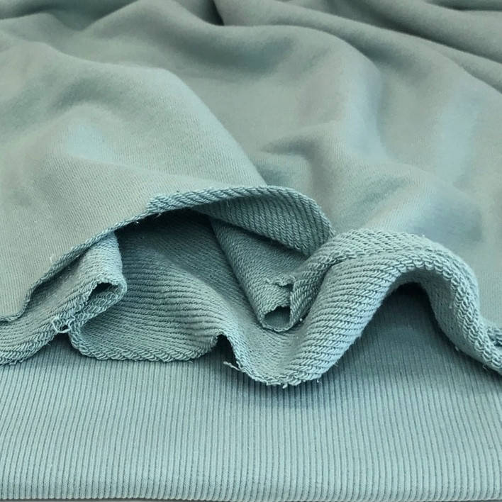 

Трехнитка ПЕТЛЯ Мох темный СВЕТЛЕЕ Состав: 100% хлопок для толстовок, спортивных костюмов и т. д., Зелёный