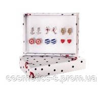 Набір сережок "Морський стиль" 6 шт, Avon, Nautical Earrings Set, Ейвон, 07432