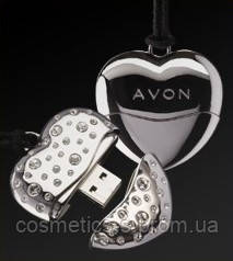 Кольє-флешка "Eternal love", Avon Swarovski, Necklace, Ейвон, 72597
