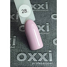 Гель лак Oxxi № 028 (світлий бузково-рожевий, емаль), 8 мл
