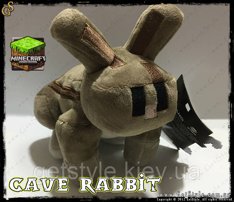 Игрушка Пещерный кролик из Minecraft - "Cave Rabbit" - 18 х 14 см - фото 5 - id-p608649036