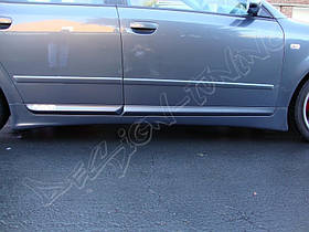 НАКЛАДКИ НА ПОРОГИ AUDI A4 (B6)