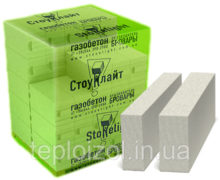 Газобетон Стоунлайт 600*300*100