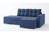 Сучасний кутовий диван для будинку Fiesta Sofino 2400х1600х900 мм розкладний, фото 4