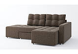 Сучасний кутовий диван для будинку Fiesta Sofino 2400х1600х900 мм розкладний, фото 6