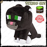 Іграшка Чорний кіт з Minecraft — "Tuxedo Cat" — 19 х 15 см, фото 5