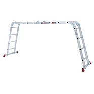 Драбина алюмінієва мультифункціональна трансформер INTERTOOL LT-0029, фото 8