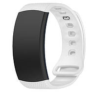 Силиконовый ремешок Primo для фитнес браслета Samsung Gear Fit 2 / Fit 2 Pro (SM-R360 / R365) - White L