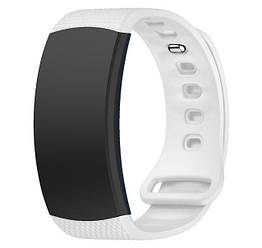 Силіконовий ремінець Primo для фітнес браслета Samsung Gear Fit 2 / Fit 2 Pro (SM-R360 / R365) - L White