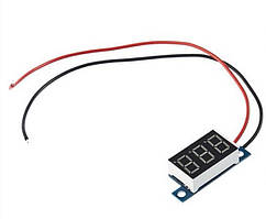 Цифровий вольтметр DC 2.5-30V, червона індикація без корпусу