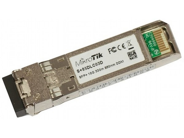 Оптичний модуль Mikrotik SFP+ 10G MM 300m 850nm (S+85DLC03D)