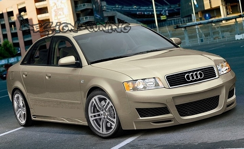 НАКЛАДКИ НА ПОРОГИ AUDI A4 (B6), фото 1