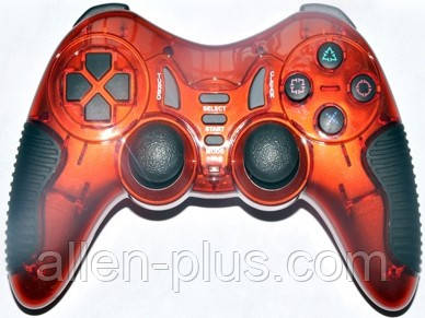 Джойстик ігровий бездротовий HAVIT HV-G89W USB+PS2+PS3 wireless red, фото 1