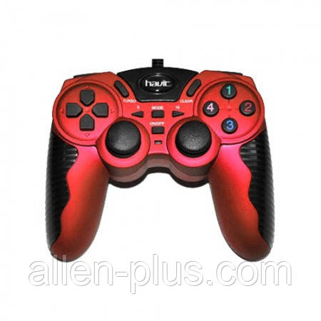 Ігровий Джойстик HAVIT HV-G82 USB+PS2+PS3 red