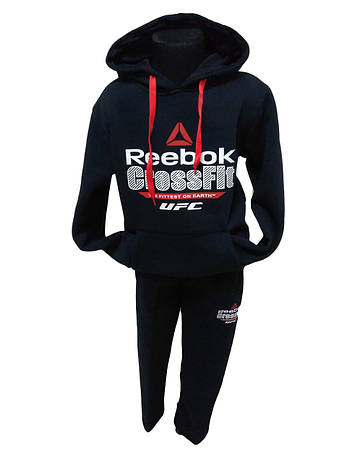 Зимовий дитячий (підлітковий) спортивний костюм Reebok з начосом Туреччина, фото 3