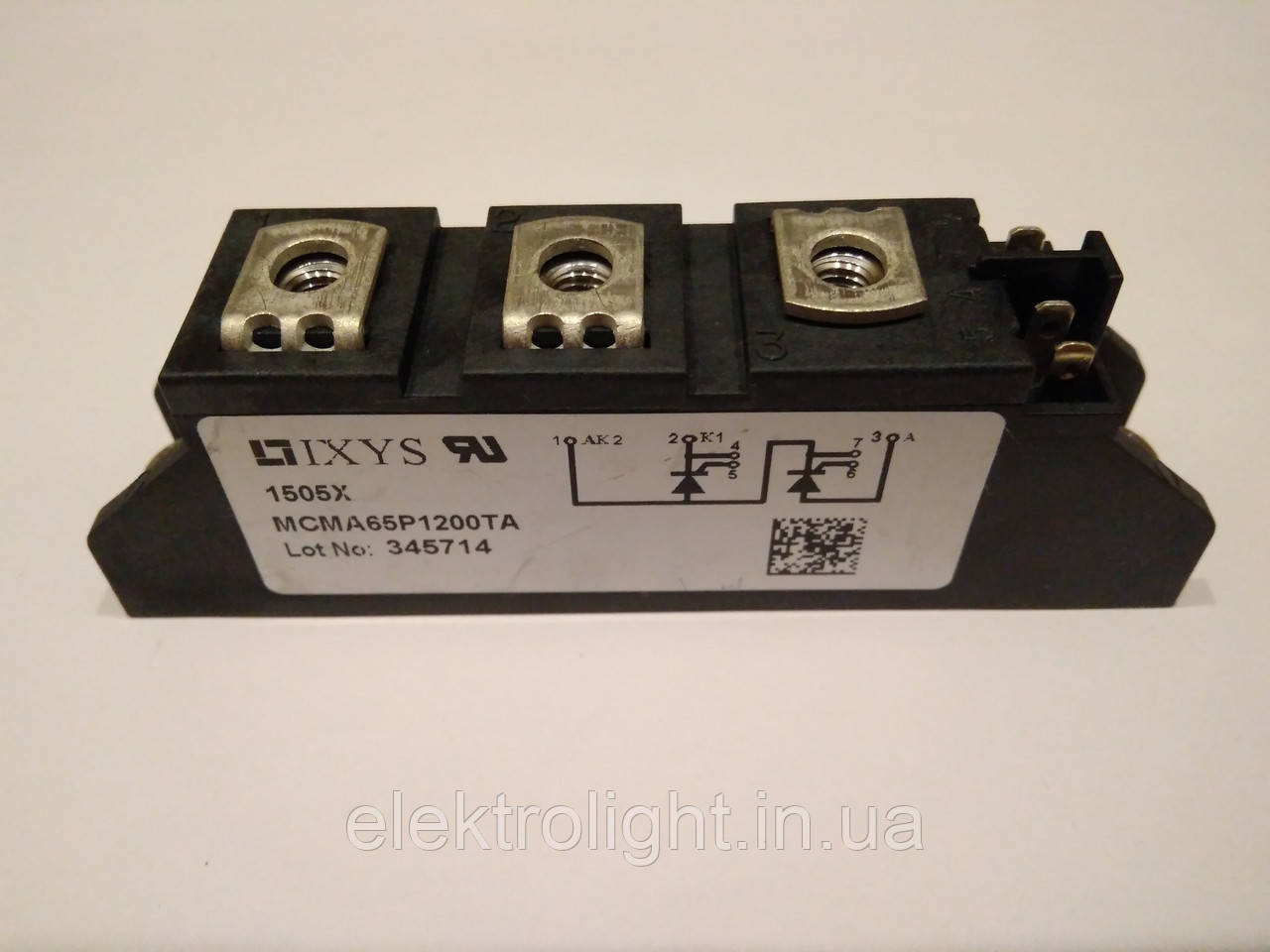 Модуль тиристорний MCMA65P1200TA, MCC65-12 IXYS