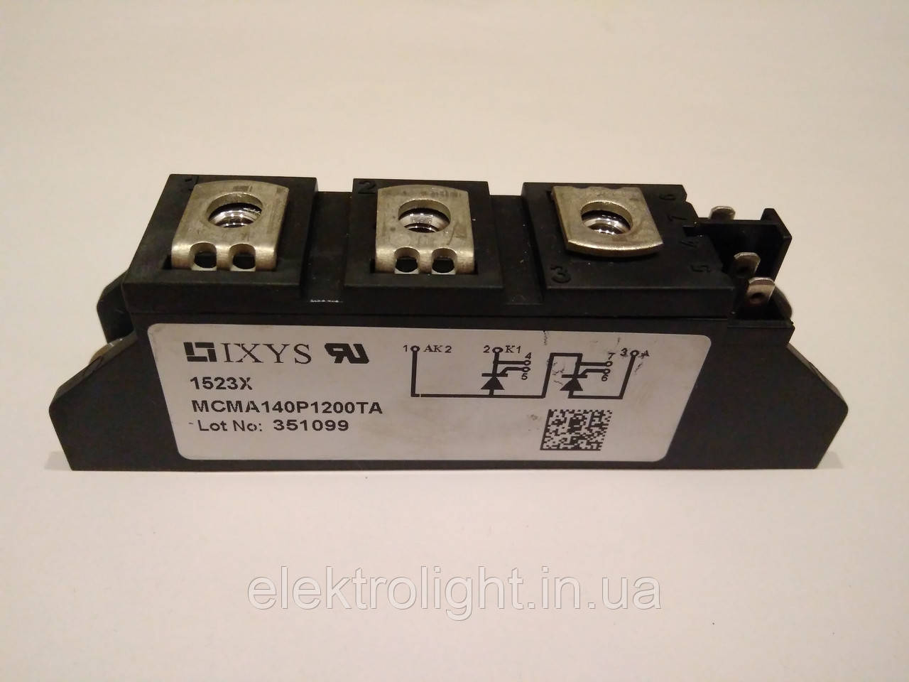 Модуль тиристорний MCMA140P1200TA, MCC140-12 IXYS