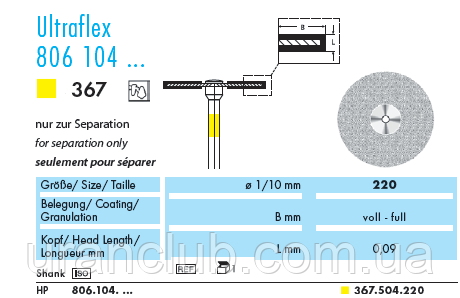 Алмазный диск NTI Ultraflex - фото 1 - id-p43924158