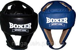 Шолом карате шкіра Boxer Sport Line, розмір L (шолом для єдиноборств)