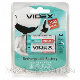 Акумулятор videx АА 2100mah 1.2v 2шт. на блістері