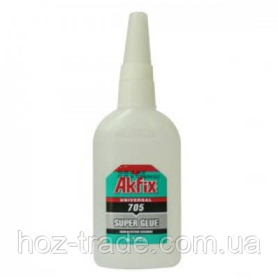 СУПЕР КЛЕЙ «AKFIX 705» без активатора - фото 1 - id-p609093199