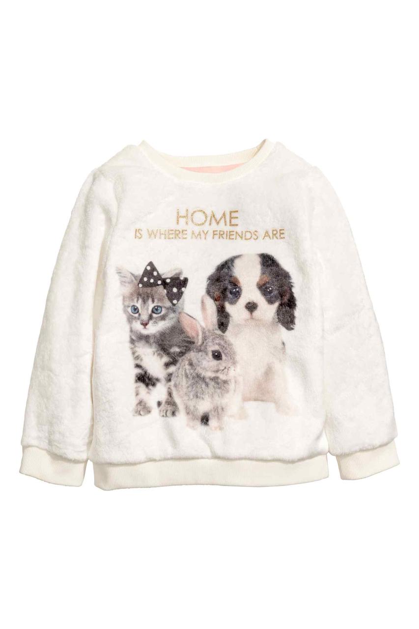 Дитячий плюшевий светр для дівчинки 1,5-2 роки, фото 1