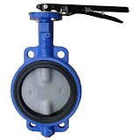 Засувка Батерфляй Ду40 з чавунним диском, фото 4