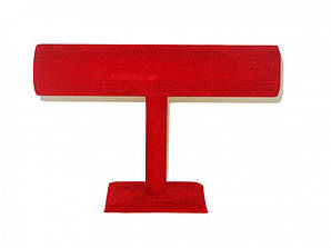 Підставка одноярусна під браслети червона