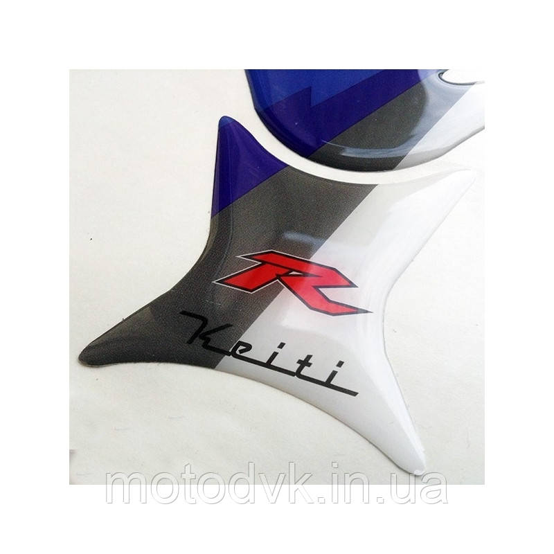Наклейка на бак мотоцикла "R Racing" (М-433) - фото 2 - id-p309459942