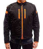 Мотокуртка Free Yogin чорно-жовтогаряча, розмір XXXL