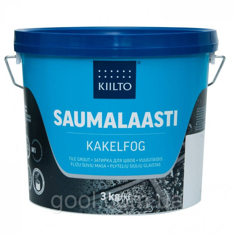 Затирка для швів плитки Kiilto Pro Saumalaasti колір світлий мармур No 39 відро 20 кг.