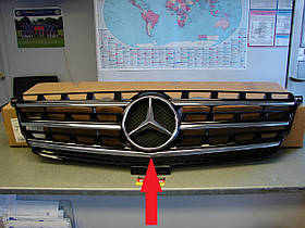 Mercedes ML W166 2012-2015 молдинг решітки хромова накладка на решітку радіатора нижня Нова Оригінал
