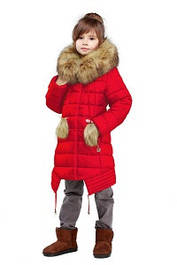 Зимові куртки і пальто для дівчаток