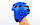 Шолом для тхеквондо литий EVA (синій, р-р S, M), фото 3