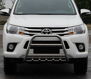 Кенгурник на Toyota Hilux (c 2015---) Тойота Хайлюкс