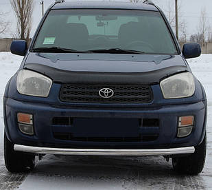 Кенгурник одинарний вус на Toyota Rav-4 (2000-2006) Тойота Рав 4