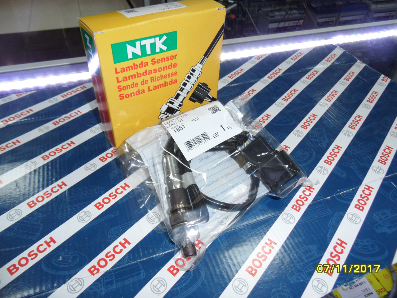 Лямбда-зонд NTK LZA07-EV1, 06A906262CF, 06A906262BR, 06A 906 262 CF ...