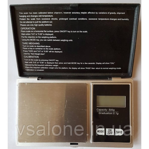 Портативні електронні ваги Digital scale Professional-mini CS-500