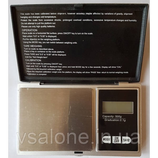 Портативні електронні ваги Digital scale Professional-mini CS-500