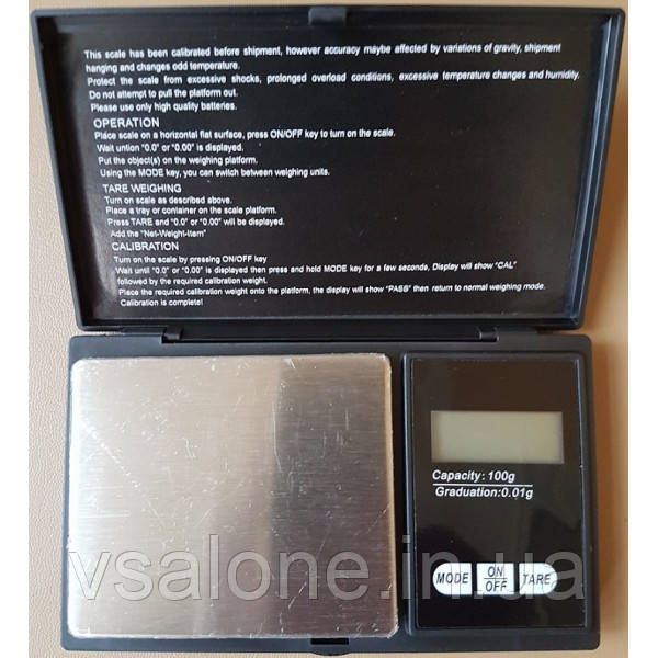 Портативні електронні ваги Digital scale Professional-mini CS-100