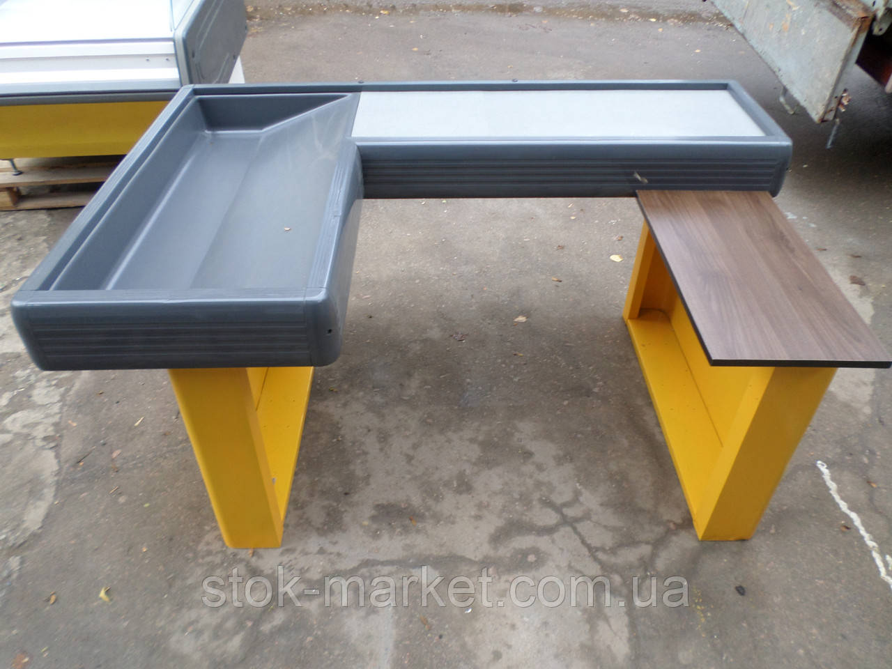 Касовий бокс 1,65 м. бу, бокс прикасовий б/у, фото 1