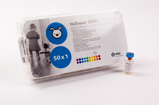 Вакцина Нобивак Nobi-vac DHPPI+L №1 Intervet, фото 1