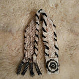 Шарфи з натурального хутра норки. Жіночий норковий шарфик., фото 6