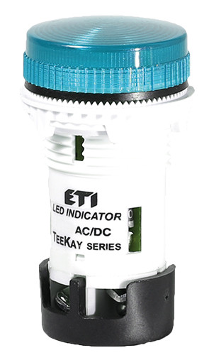Лампа сигнальна LED матова TT06X1 240V AC/DC (синя) 54мм