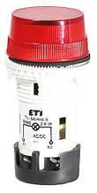 Лампа сигнальна матова TL01U1 24V AC/DC (червона)