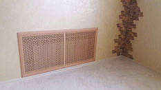 Решетка (экран) для батарей "Классик", цвет бук. 2