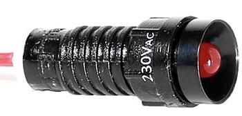 Лампа сигнальна LS LED 5 R 230 (5 мм, 230V AC, червона), фото 1