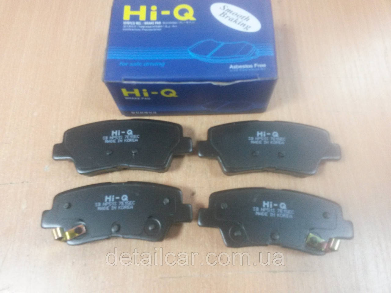 Колодки тормозные задние Hyundai Accent 2010>, Kia Rio III 2011>; "Hi-Q" (Sangsin) SP1401 - Корея - фото 1 - id-p609535757