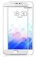 Захисне скло Full screen Meizu M6 Note (White)